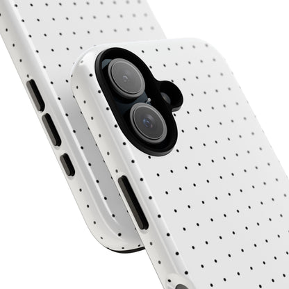 White Mini Polka-Dot Dot Tough Phone Case