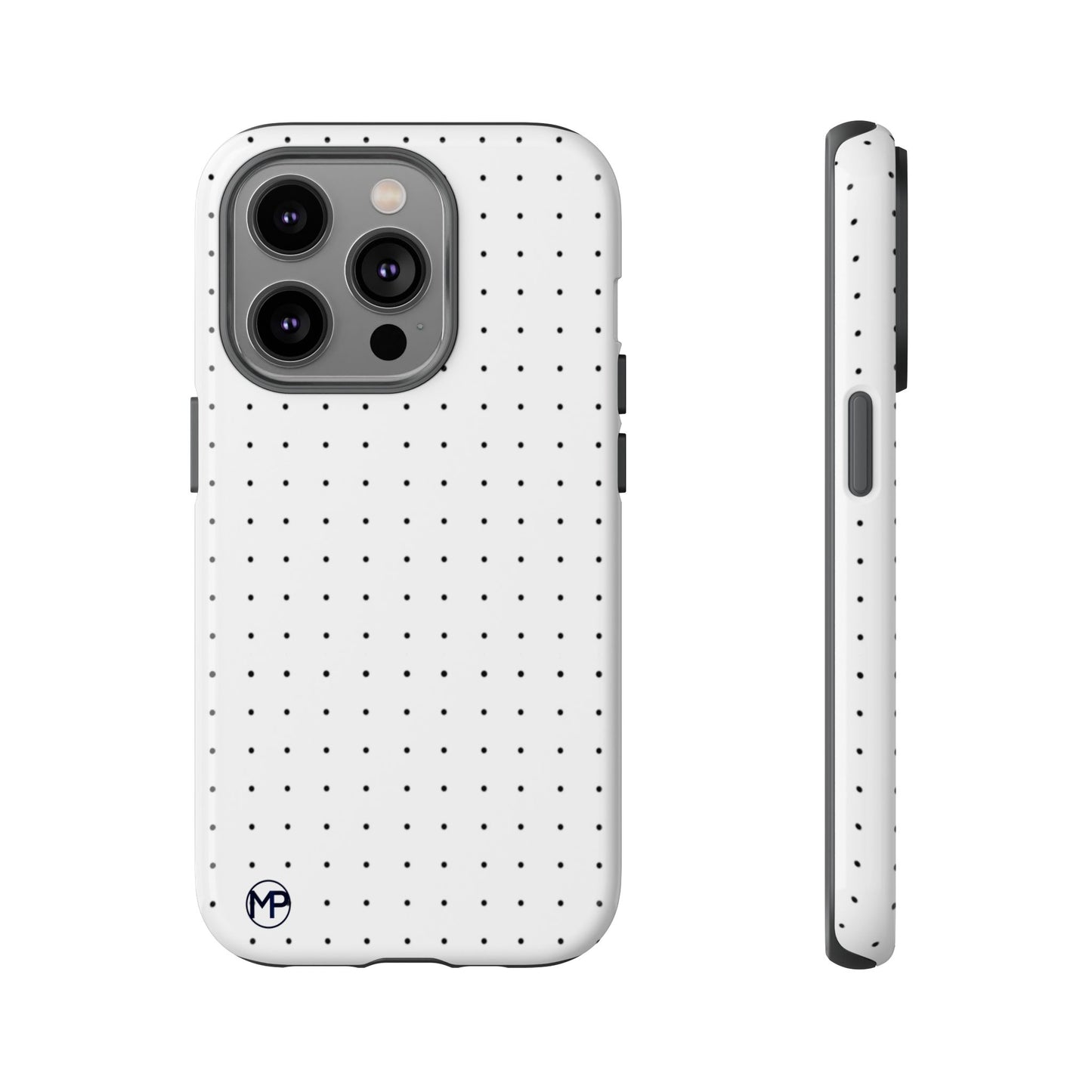 White Mini Polka-Dot Dot Tough Phone Case