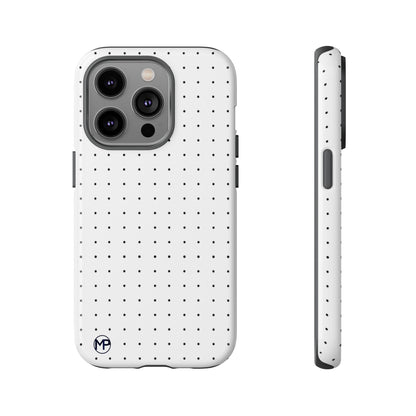 White Mini Polka-Dot Dot Tough Phone Case