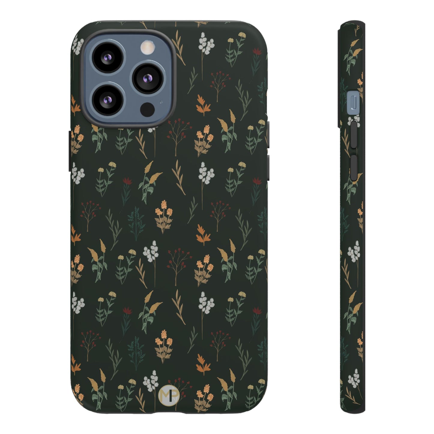 Pressed Floral Tough Phone Case - Durable Design for Nature Lovers
