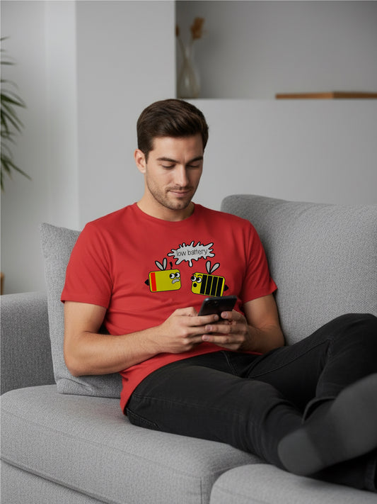 Low Battery Cute Bee T-Shirt